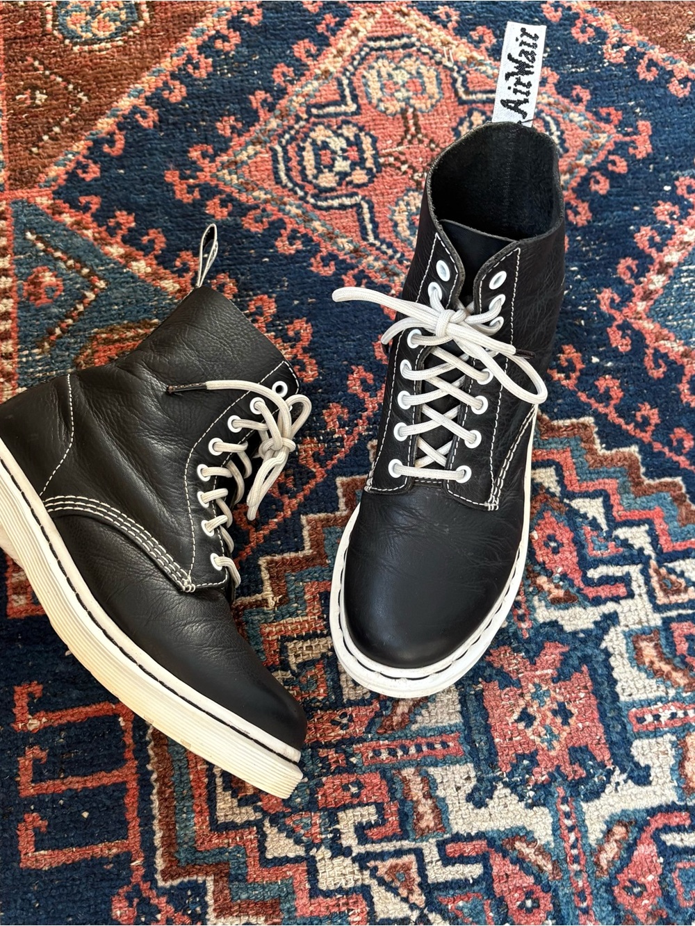 1460 Pascal Virginia Women’s Black & White Boots